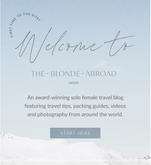 The Blonde Abroad