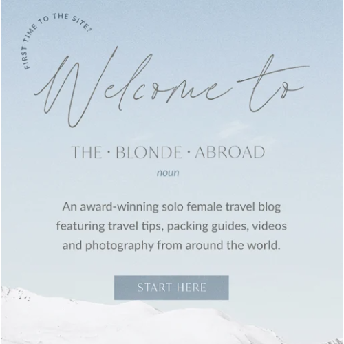 The Blonde Abroad